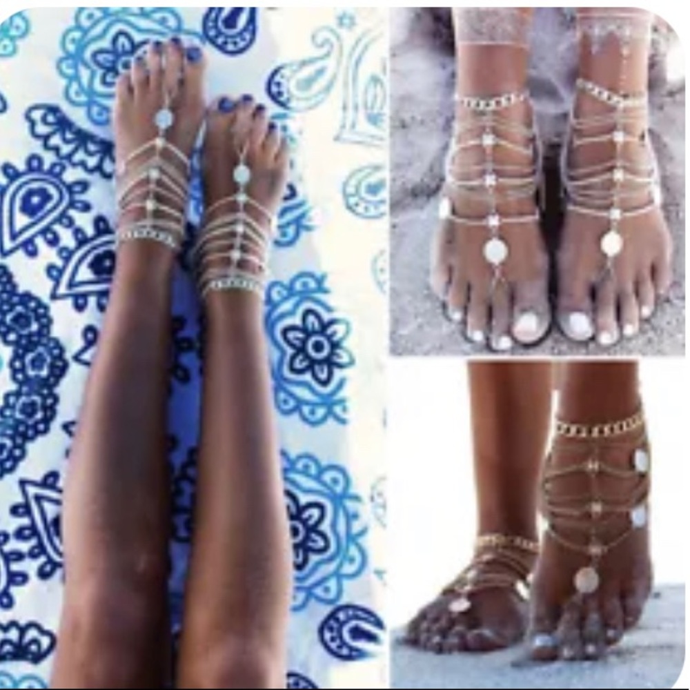 Multiple Anklets Foot Jewelry - Picture 5 of 6
